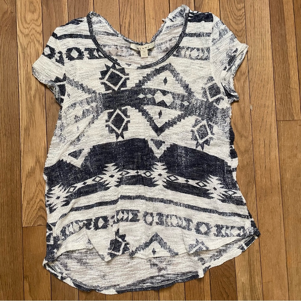 Knitted blouse top size M